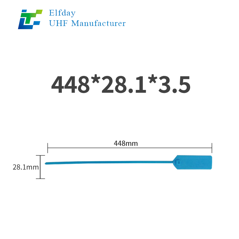 Detachable Reusable UHF RFID Zip Tie Tags for Asset Tracking with Secure Fastening